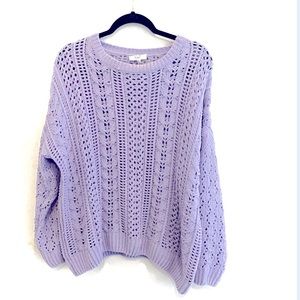 Easel Lavender Sweater